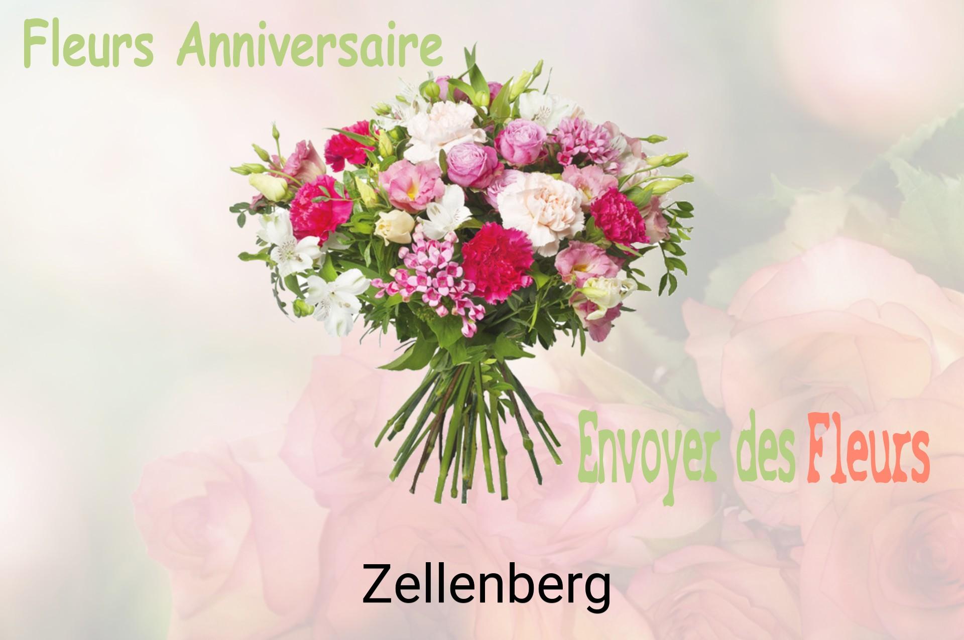 Bouquet de fleurs d’anniversaire livré à Zellenberg