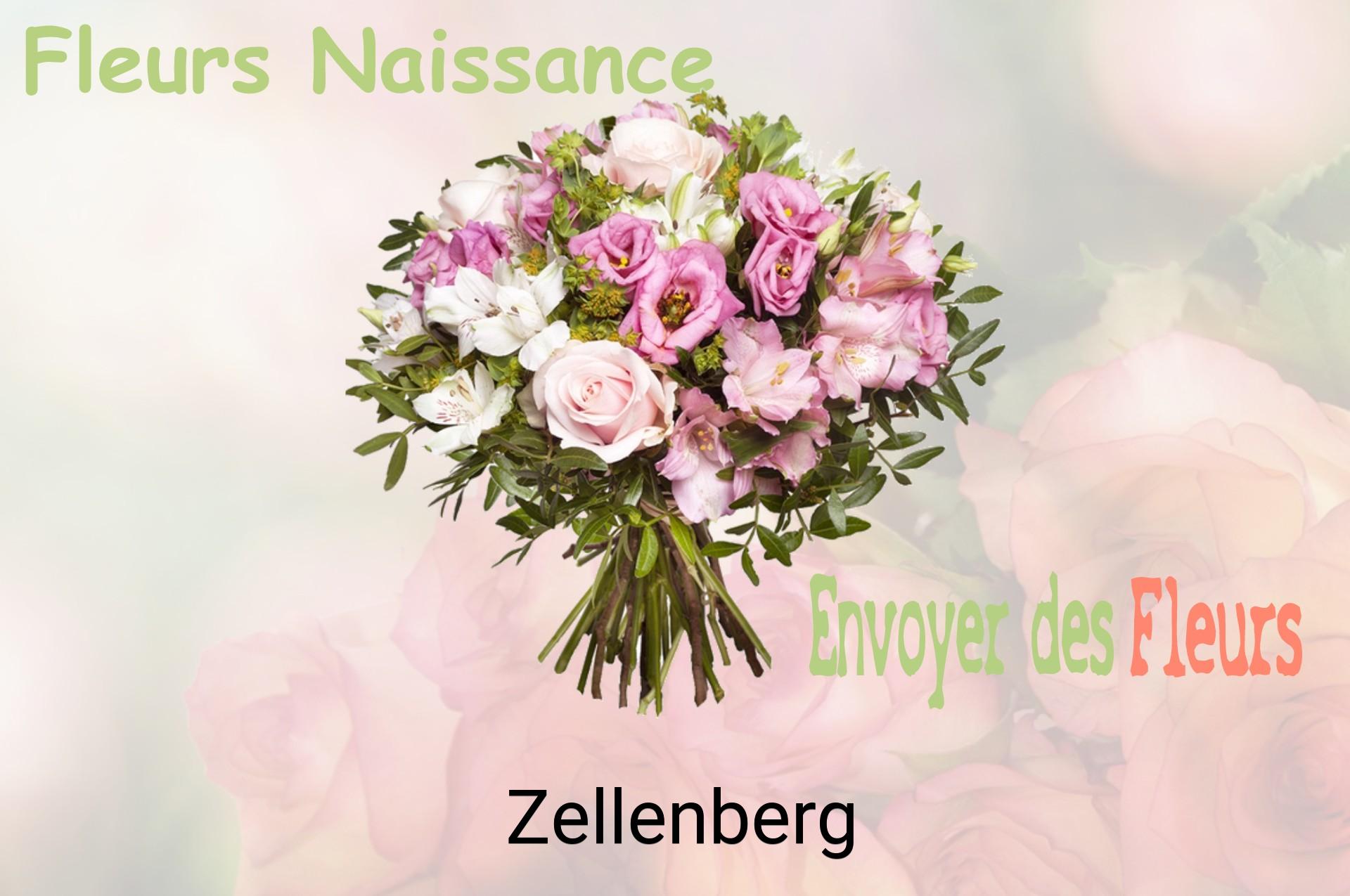 Bouquet de fleurs de naissance livré à Zellenberg